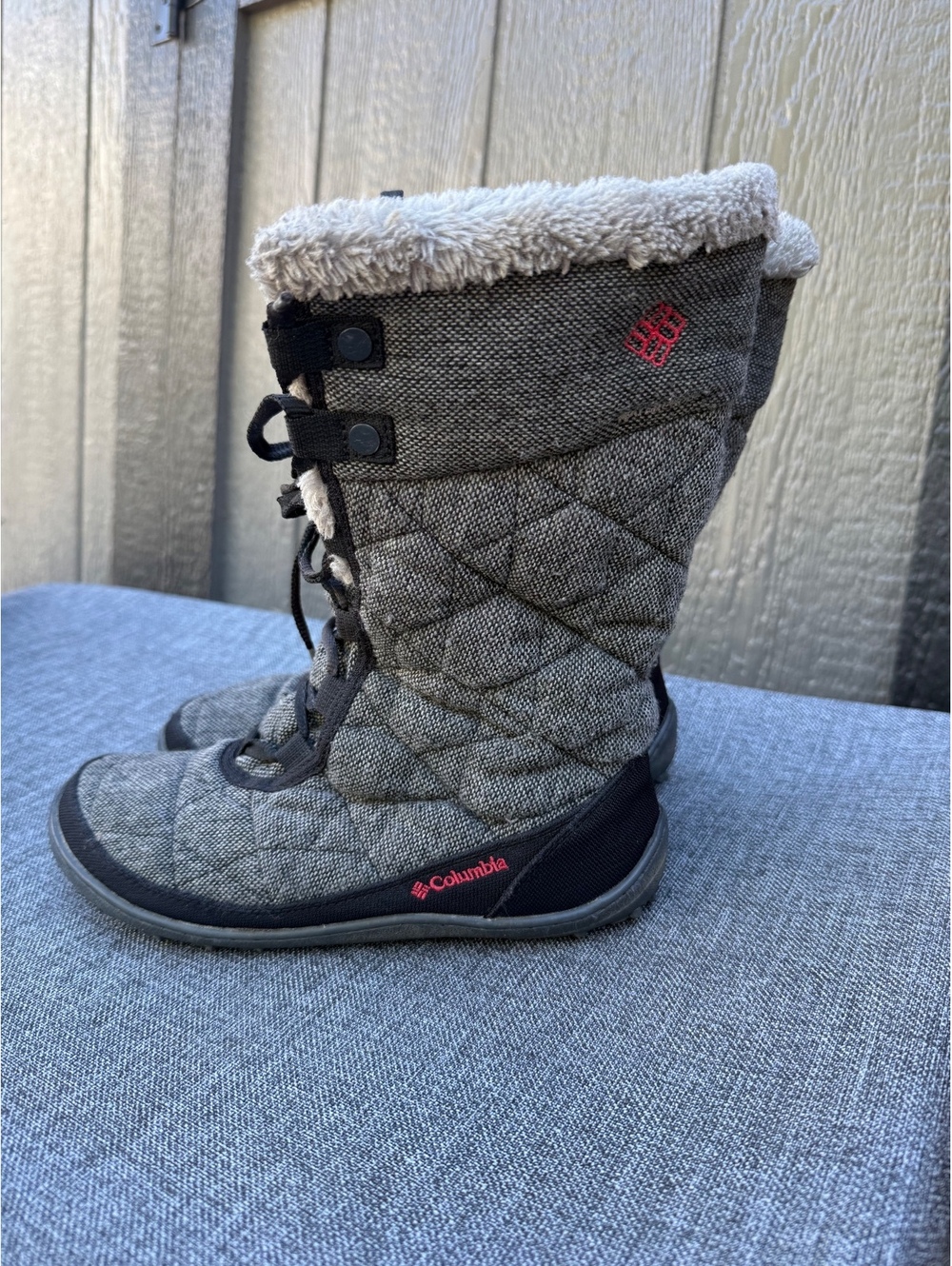 Columbia Women's Winter Boots Size 7.5 with Faux Fur Lining